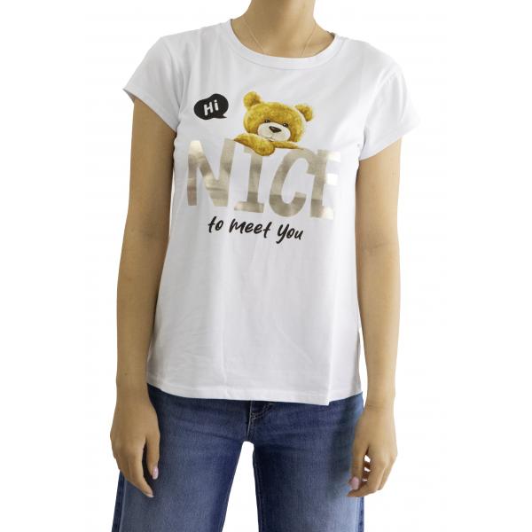 t shirt con orsacchiotto Nice 